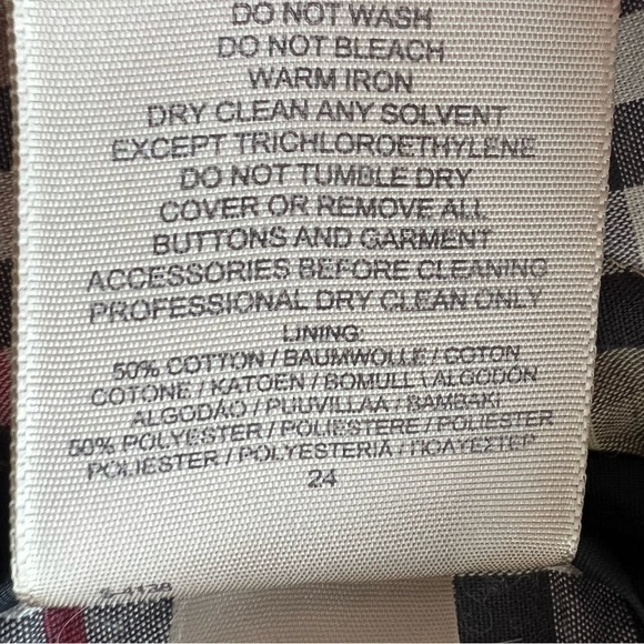 Burberry London Jacket small black quilted - Picture 12 of 15